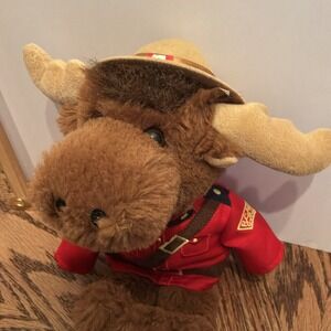 Sergeant Bullmoose RCMP Royal Canadian Mounted‎ Police Plush Moose Canada